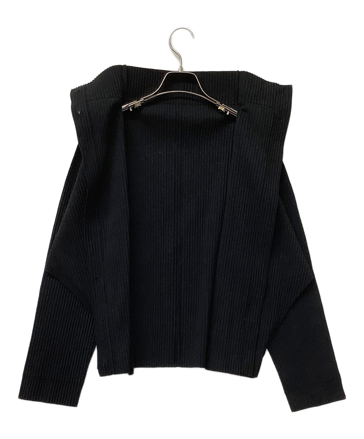 [Pre-owned] ISSEY MIYAKE me Cardigan High neck pleated cardigan MI02KO241