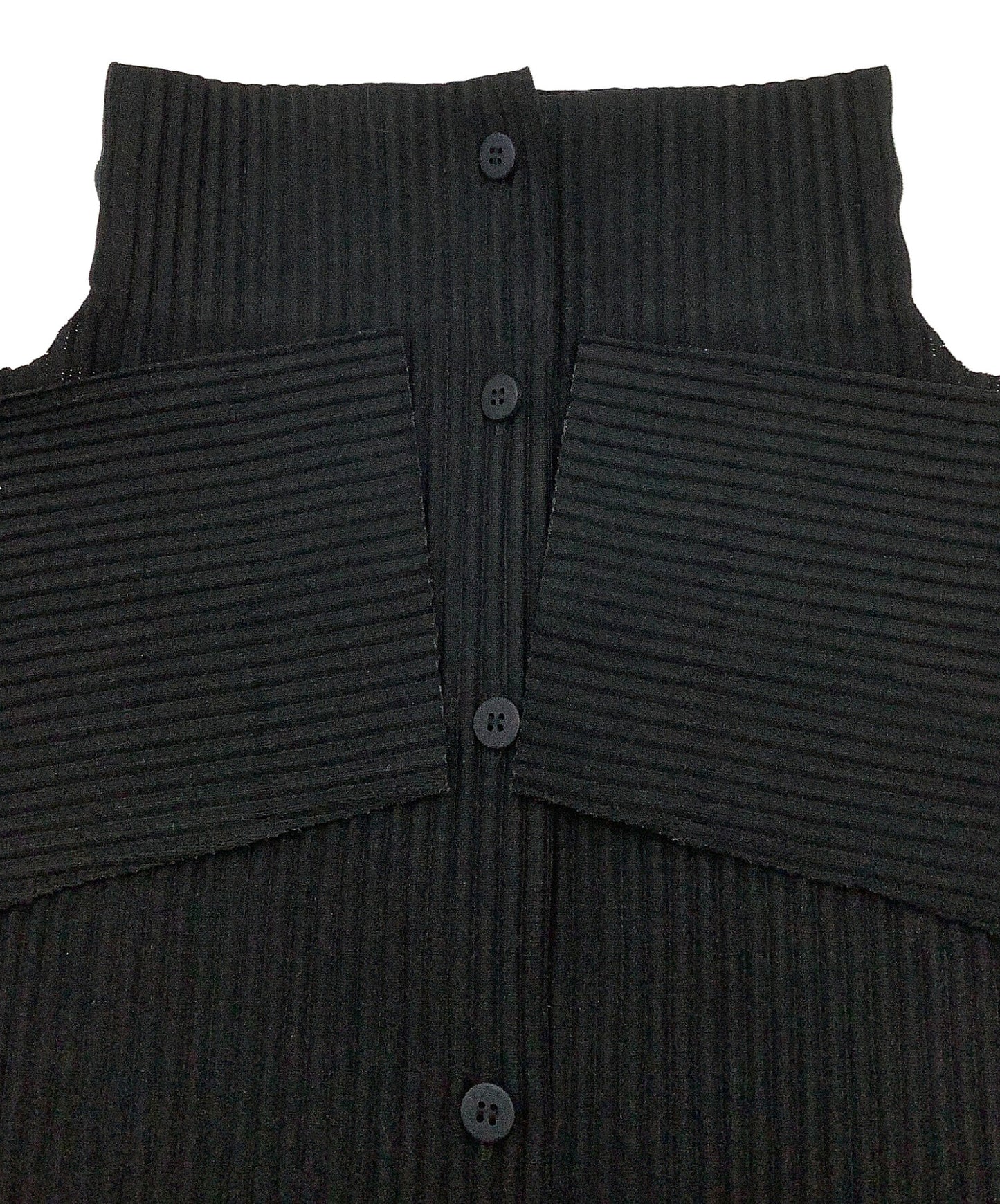 [Pre-owned] ISSEY MIYAKE me Cardigan High neck pleated cardigan MI02KO241