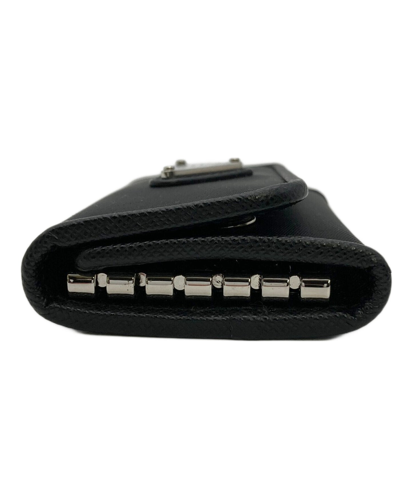 [Pre-owned] PRADA Key Case Triangle Logo 1PG222 UZO