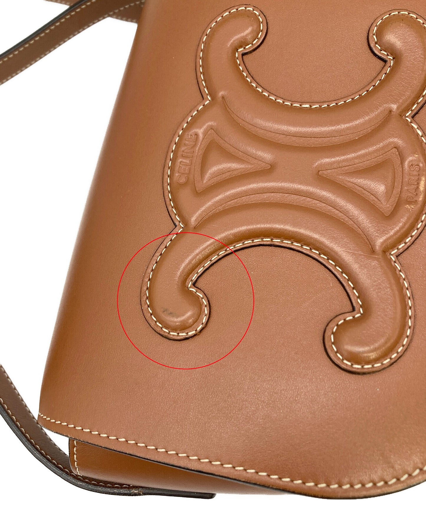 [Pre-owned] CELINE Shoulder bag Folcocuil Trionf