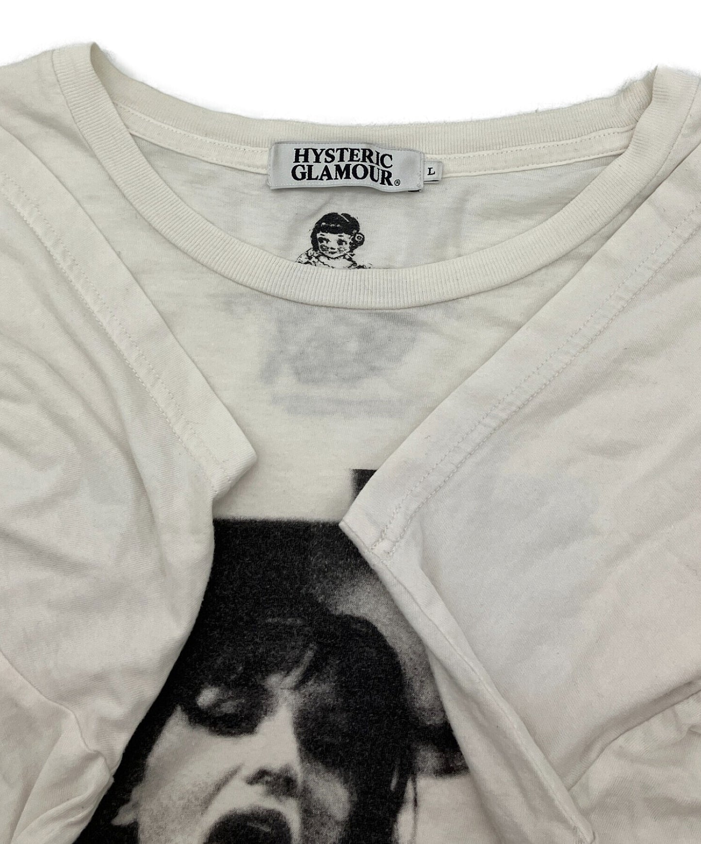 [Pre-owned] Hysteric Glamour Short-Sleeve T-Shirt with Andy Warhol Print 0293CT19