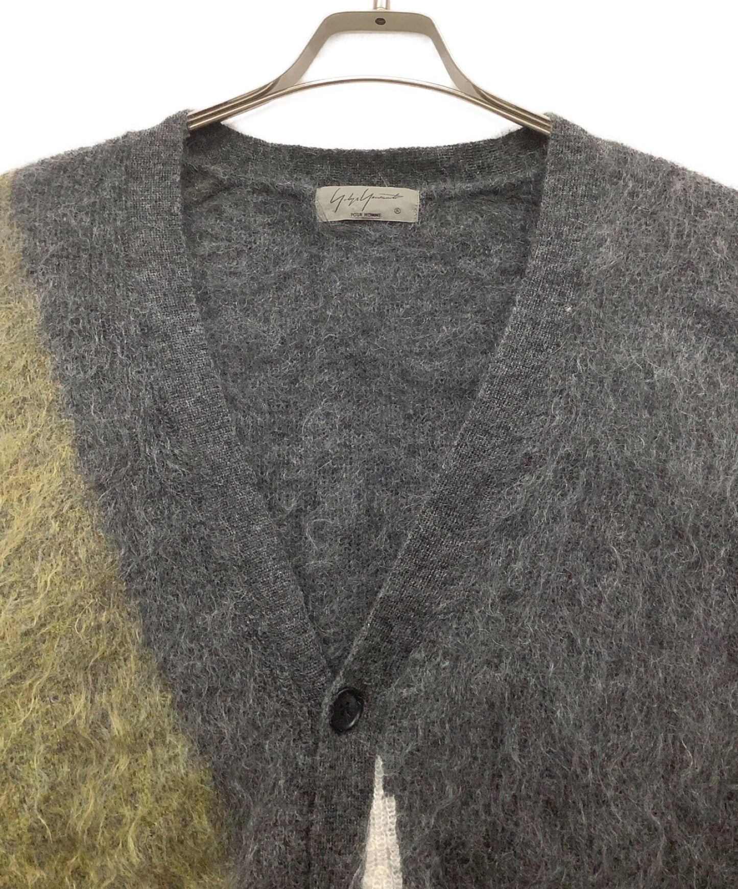 [Pre-owned] Yohji Yamamoto pour homme Long cardigan in mohair HV-K82-882