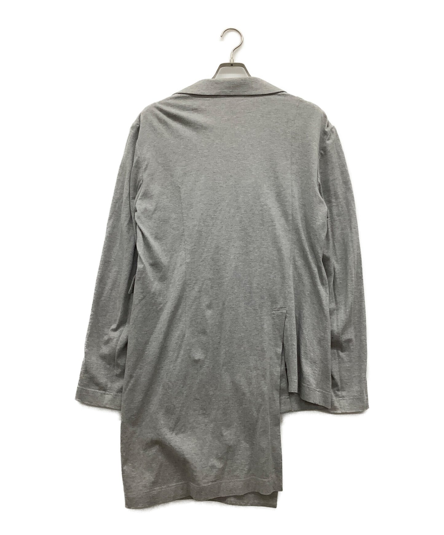 [Pre-owned] GROUND Y Asymmetrical Jersey Tailored Jacket Sweatshirt GW-J01-011