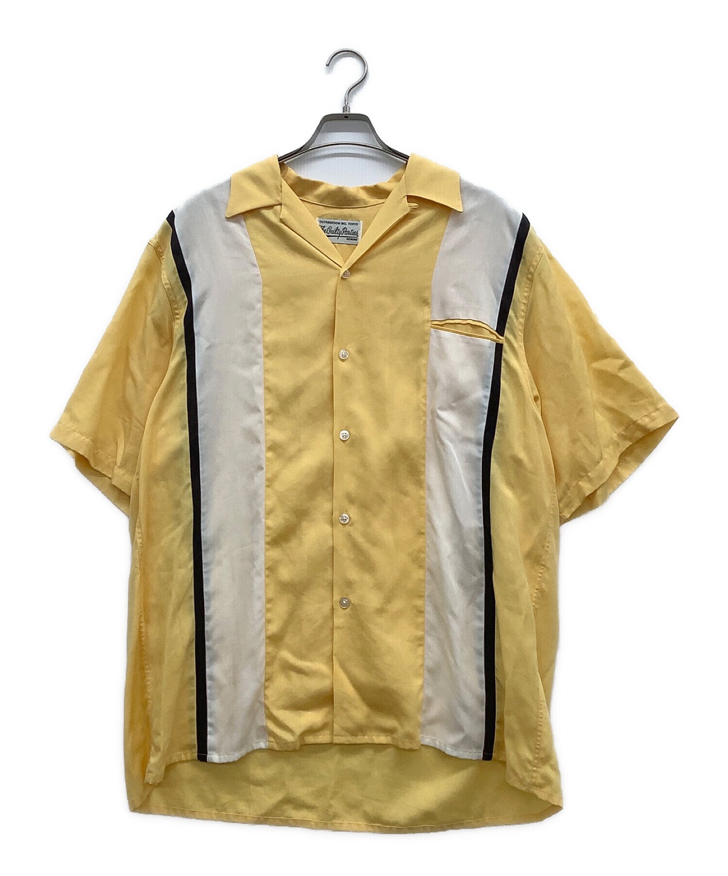 [Pre-owned] WACKO MARIA THREE TONE 50S SHIRT 22SS-WMS-OC10