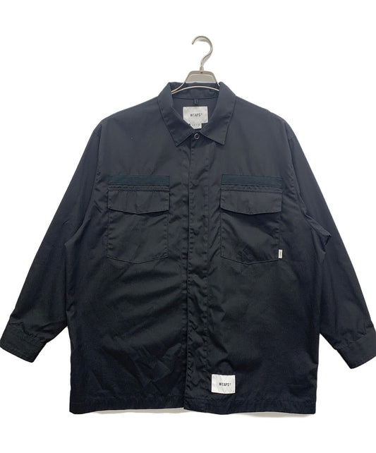 [Pre-owned] WTAPS Huey Cotton Weather Long Sleeve Jacket 222BRDT-SHM03
