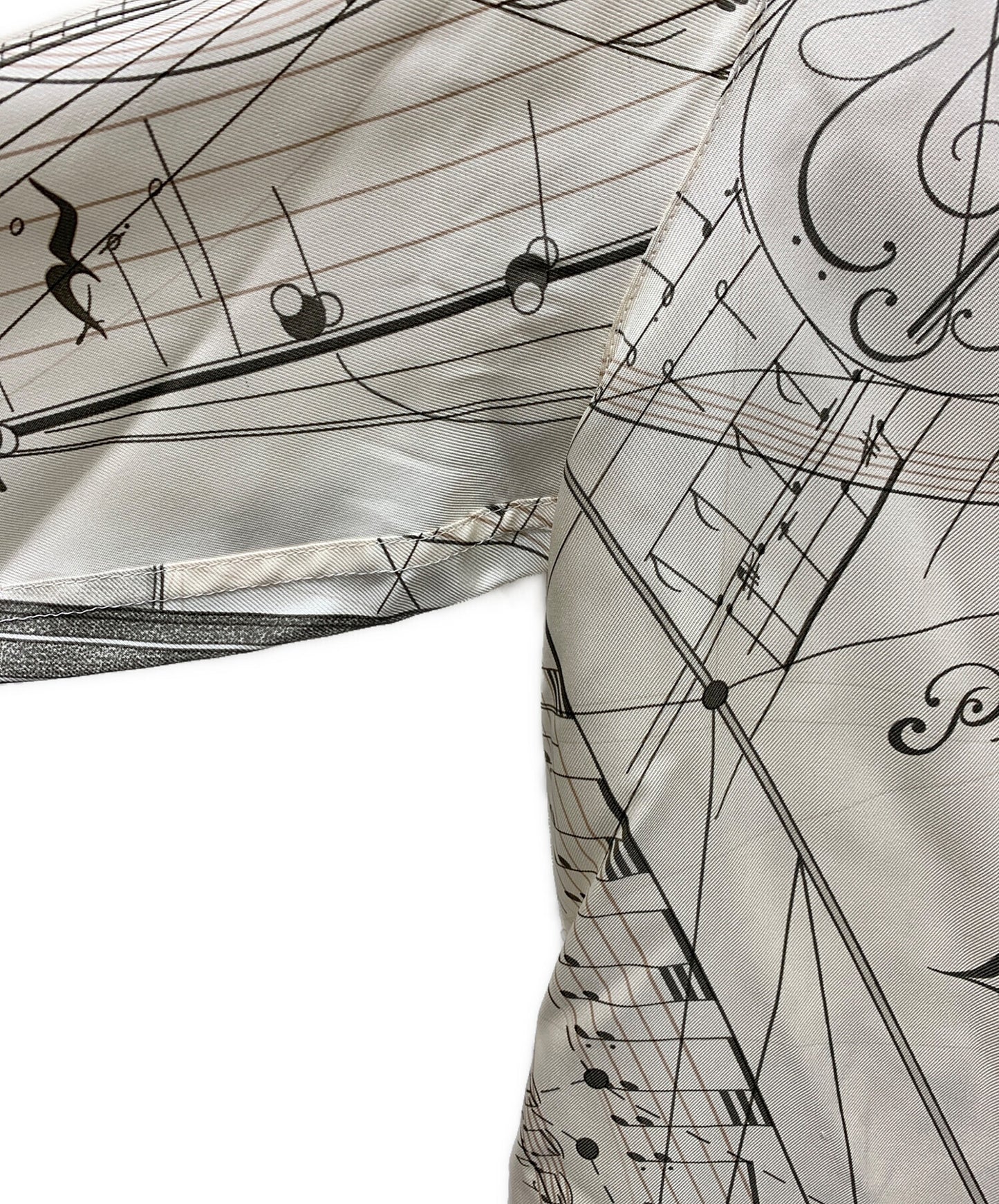 [Pre-owned] HERMES Silk band collar shirt