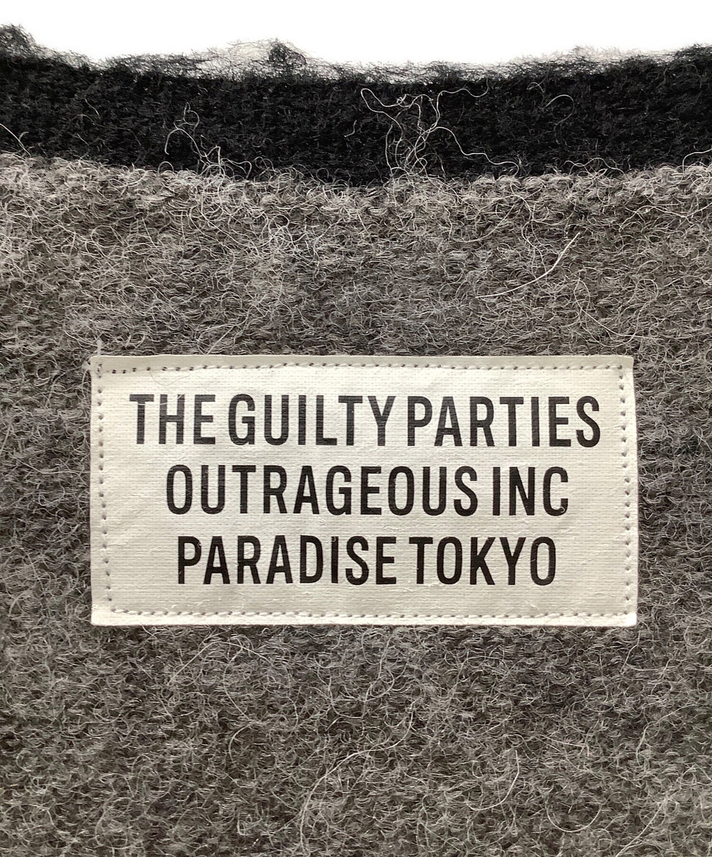 [Pre-owned] WACKO MARIA Baby Alpaca Cardigan 16fw-wmk-kn22