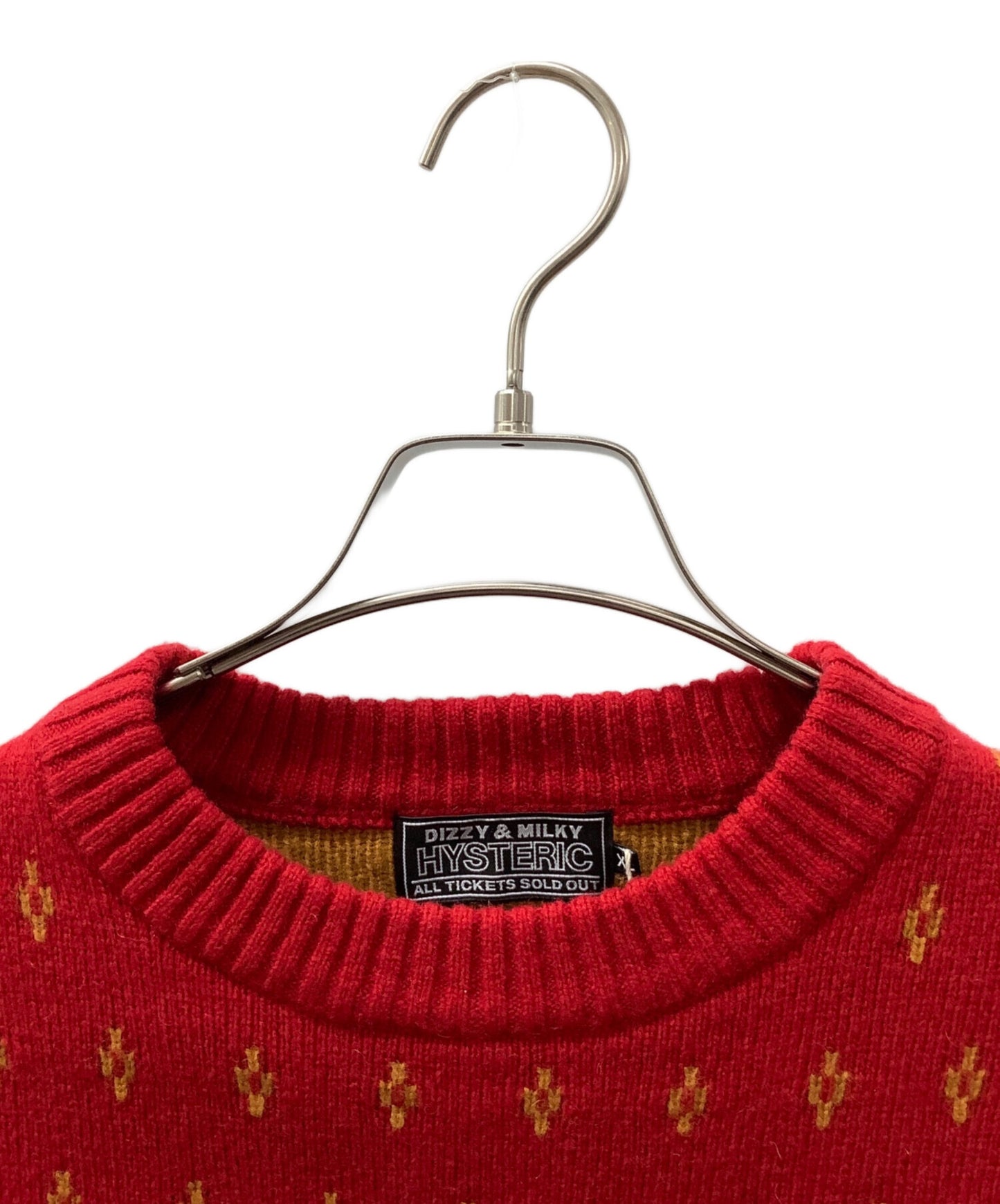 [Pre-owned] Hysteric Glamour SKULL NORDIC Jacquard sweater 02223NS12