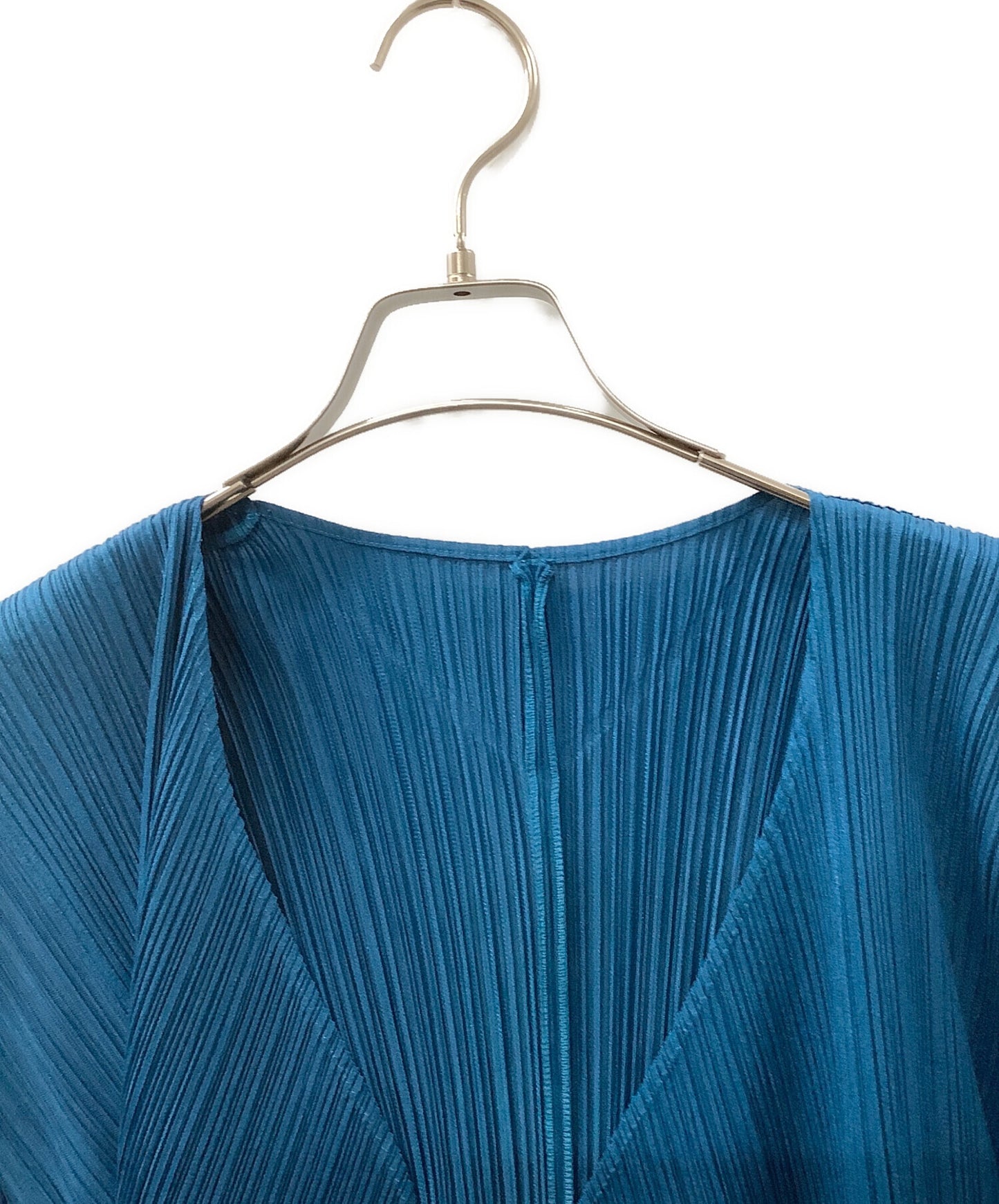 [Pre-owned] PLEATS PLEASE ISSEY MIYAKE Pleated long cardigan PP73-JH117