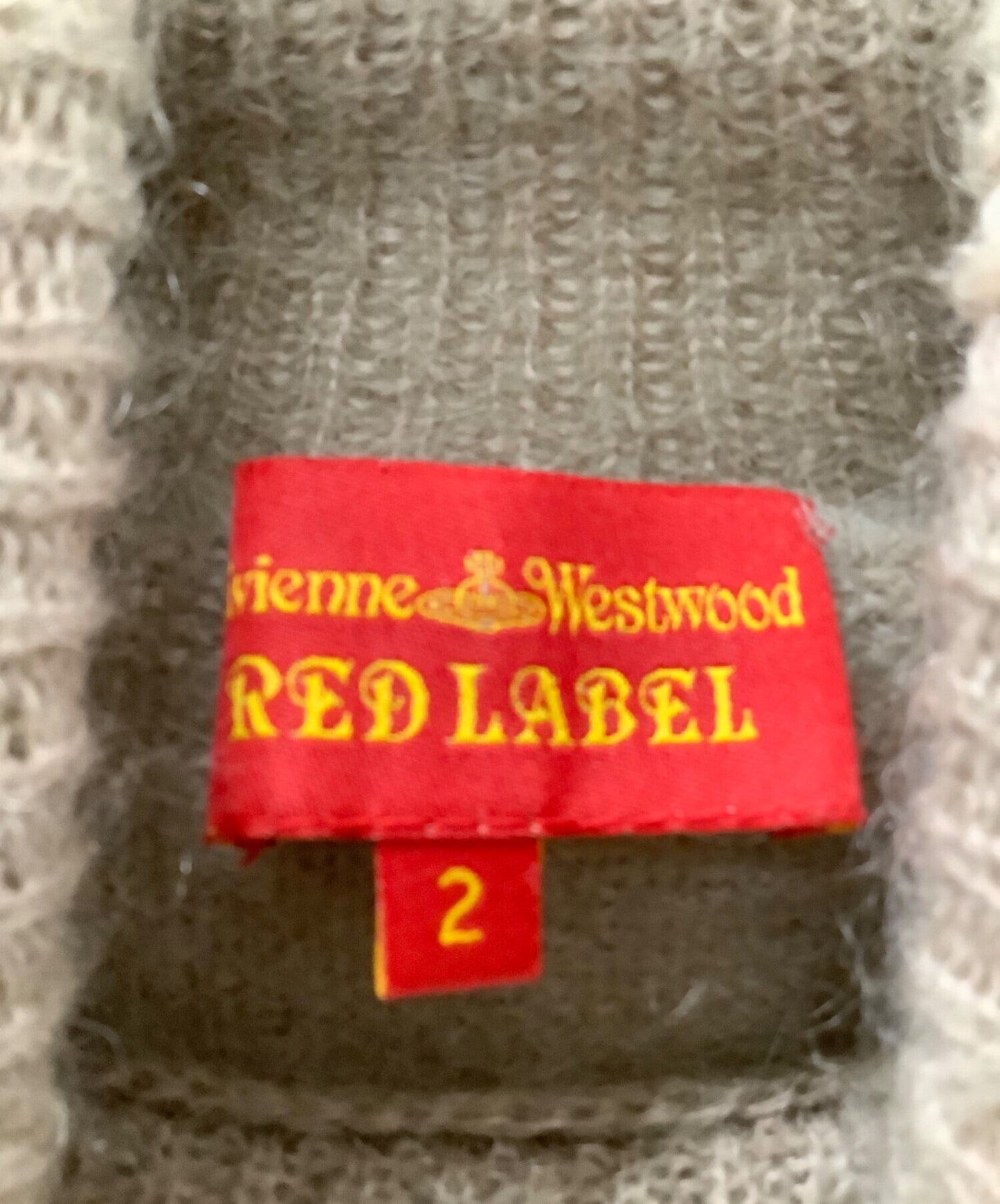 [Pre-owned] Vivienne Westwood RED LABEL Moheya Turtleneck Knit 7118m 357-01-17173