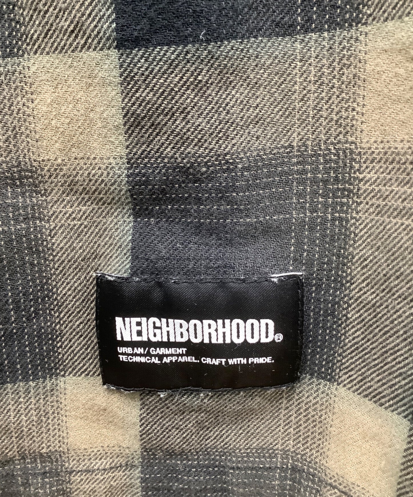 [Pre-owned] NEIGHBORHOOD HALF HOMBRE CHECK SHIRT LS 232BENH-SHM01