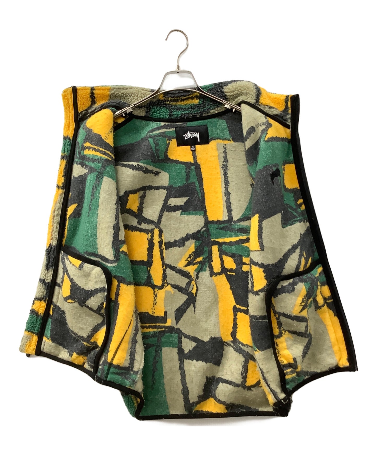 [Pre-owned] stussy Block Sherpa Vest