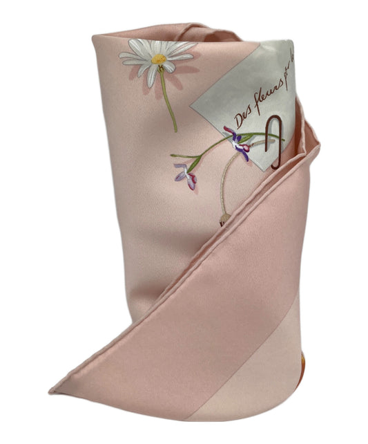 [Pre-owned] HERMES Carré 90 Des fleurs la dire Floral Letters