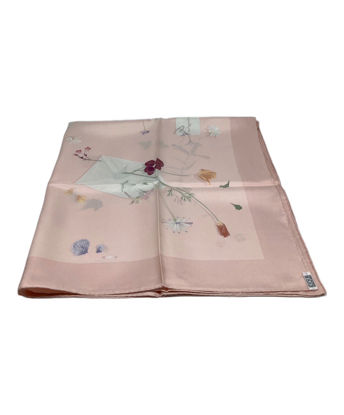 [Pre-owned] HERMES Carré 90 Des fleurs la dire Floral Letters