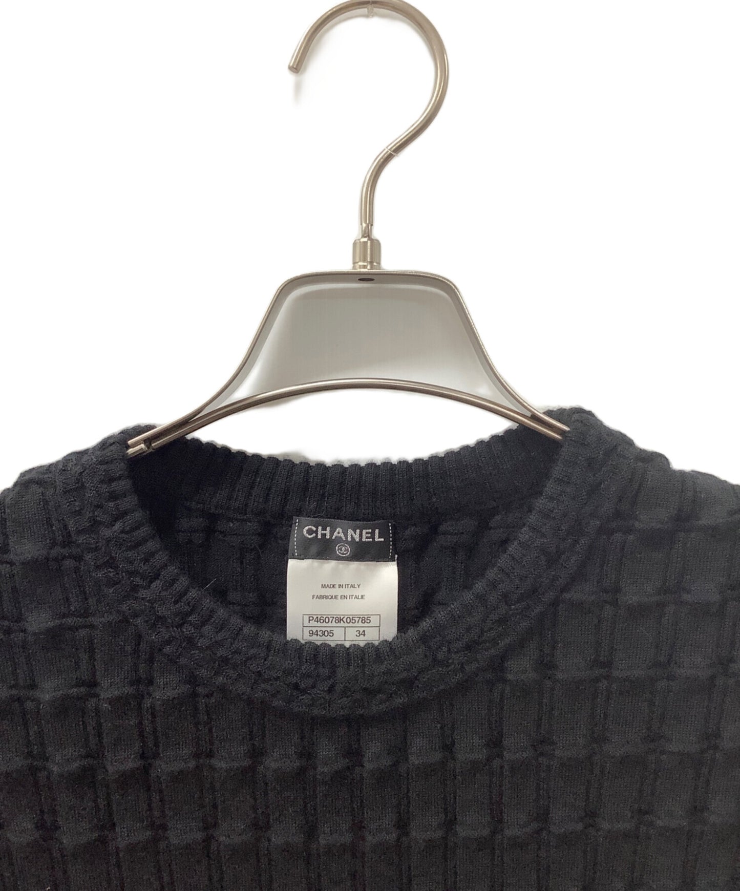 [Pre-owned] CHANEL sleeveless knit P46078K05785