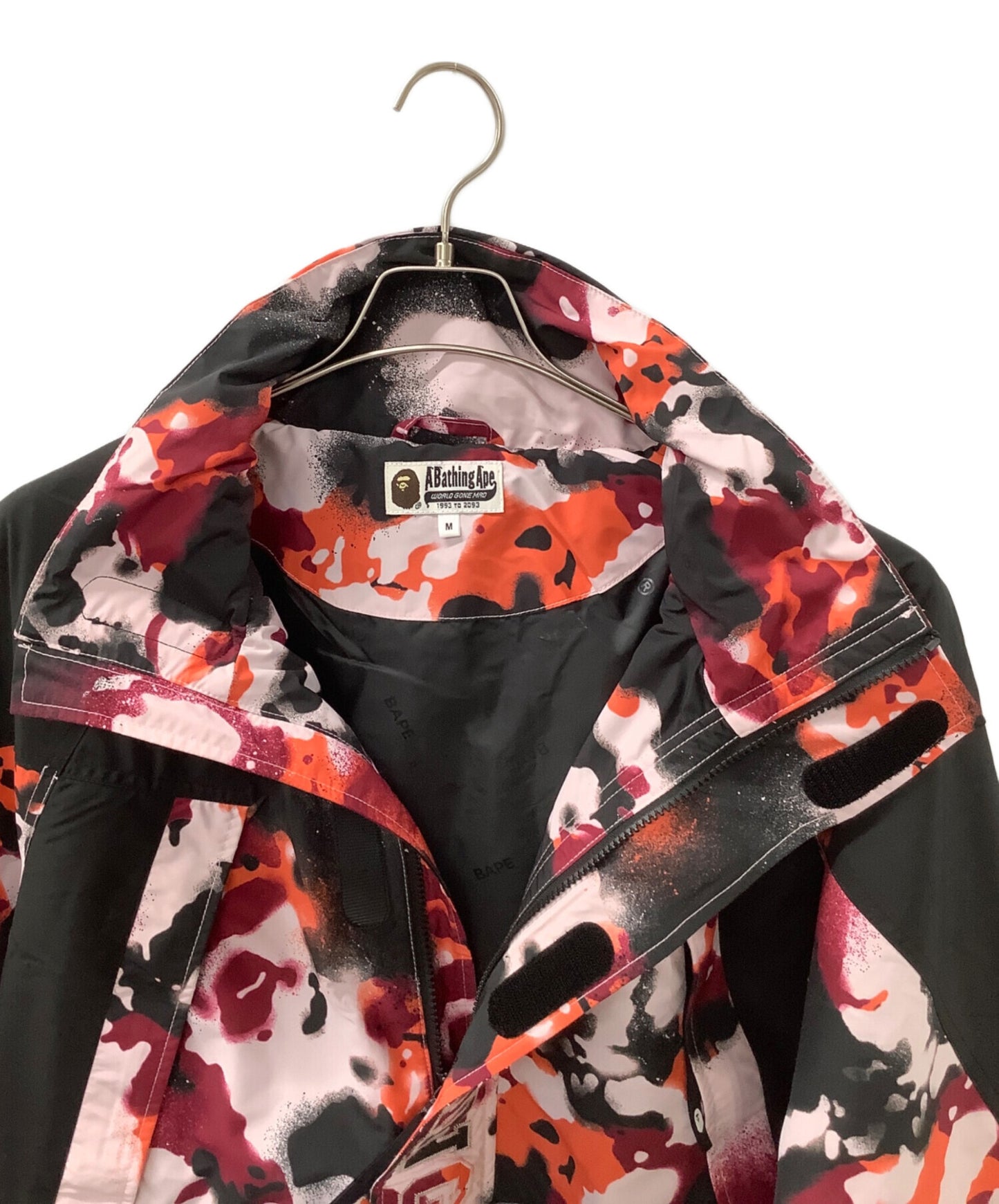 [Pre-owned] A BATHING APE MAP CAMO SNOWBOARD JACKET