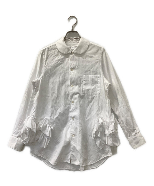 [Pre-owned] COMME des GARCONS COMME des GARCONS Round-Neck Frilled Long-Sleeve Shirt RB-B020
