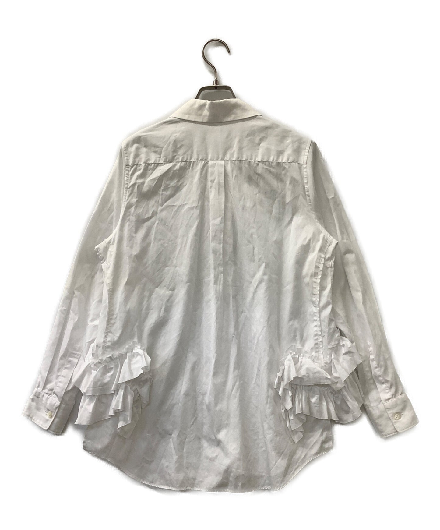 [Pre-owned] COMME des GARCONS COMME des GARCONS Round-Neck Frilled Long-Sleeve Shirt RB-B020