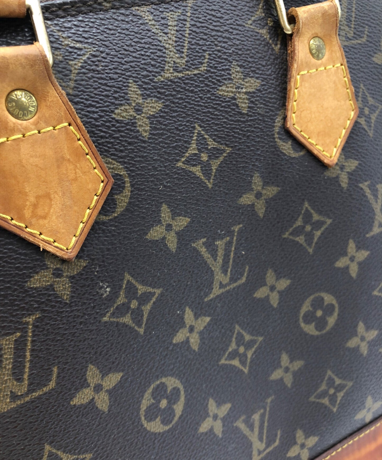 [Pre-owned] LOUIS VUITTON Alma Handbag Monogram M51130 Brown M51130
