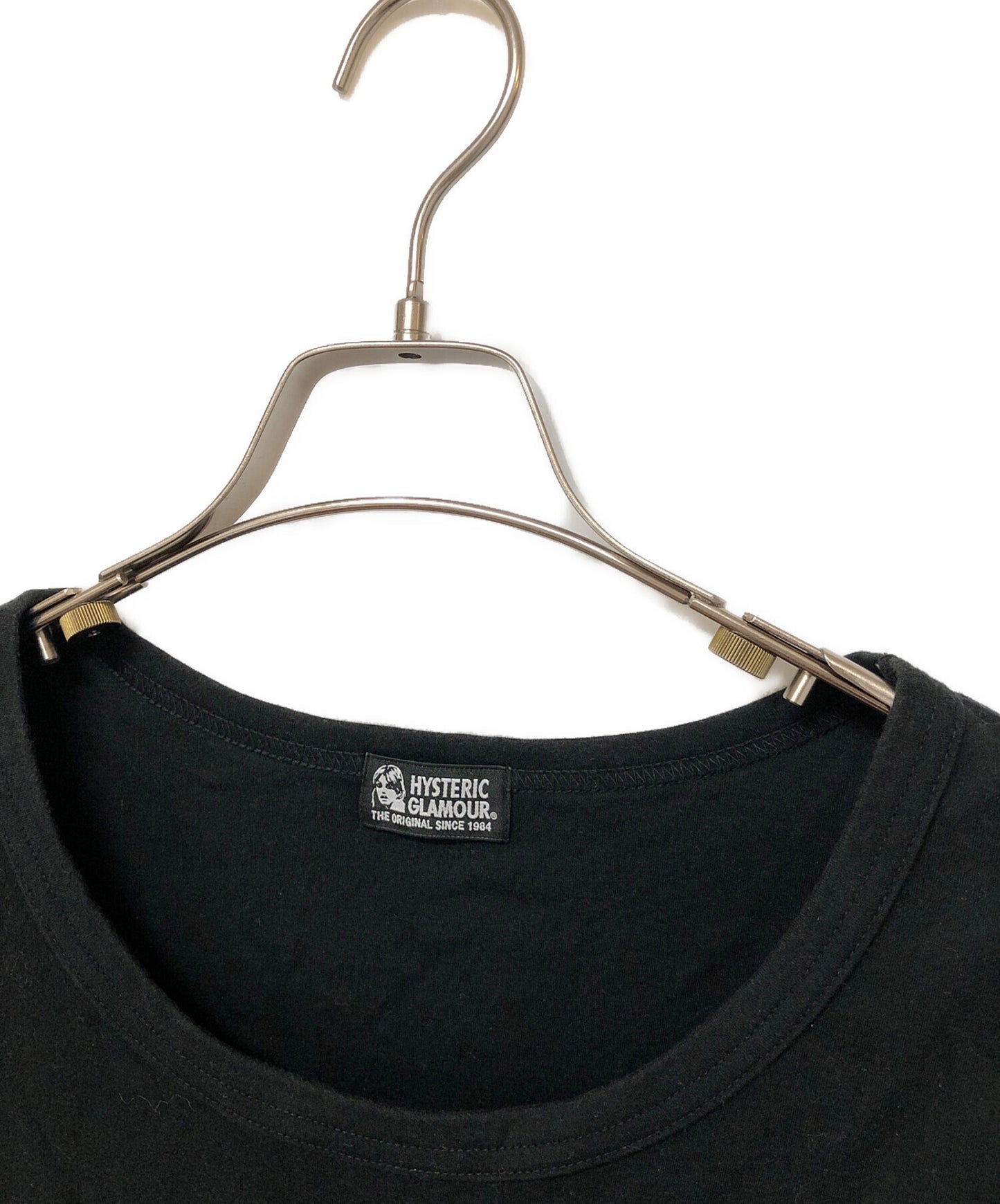 [Pre-owned] Hysteric Glamour Long Sleeve Cut and Sewn 01181CL04 Black×Multicolor 01181CL04