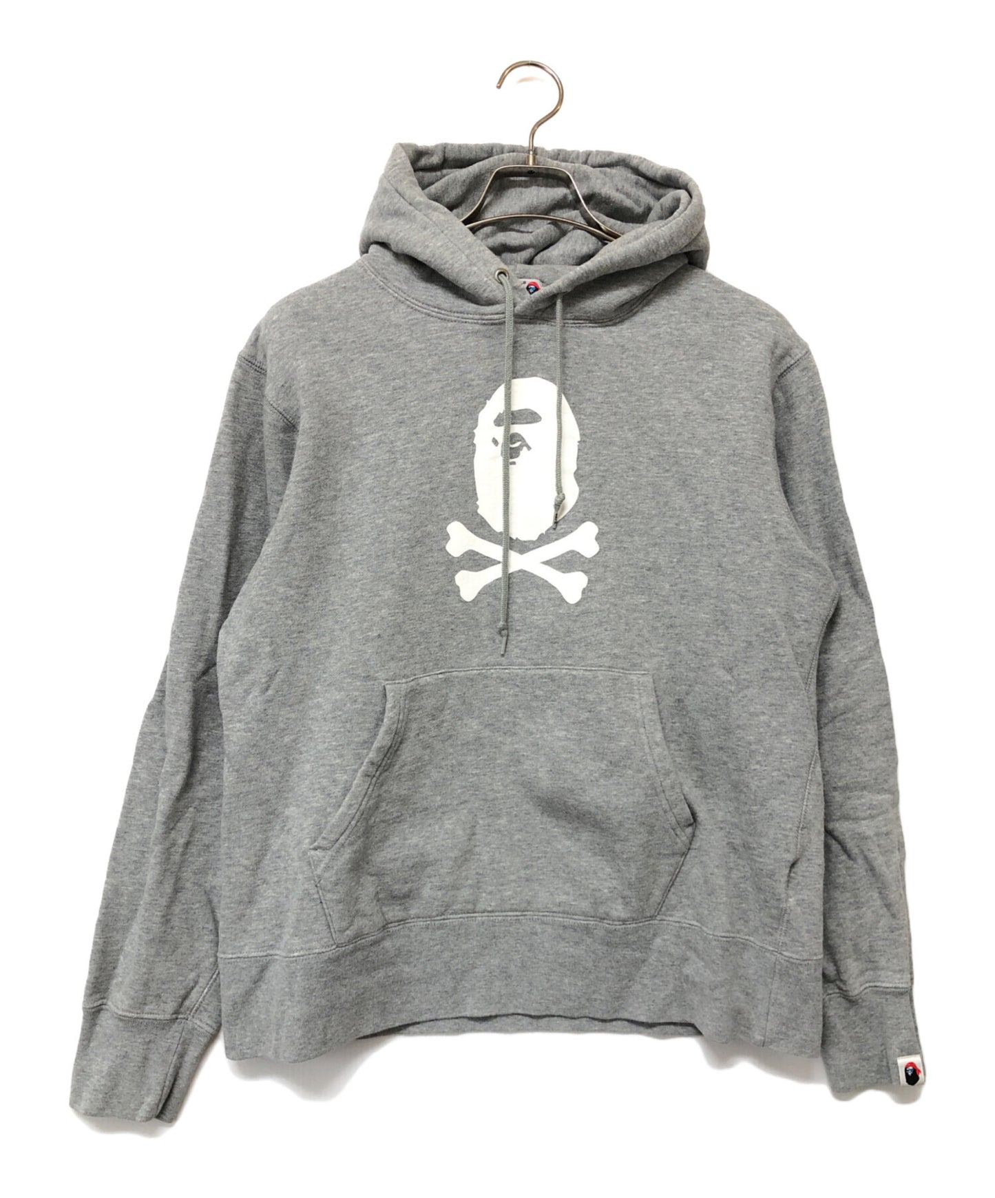 [Pre-owned] A BATHING APE Pullover Hoodie Women's Gray SIZE L Pirates Store