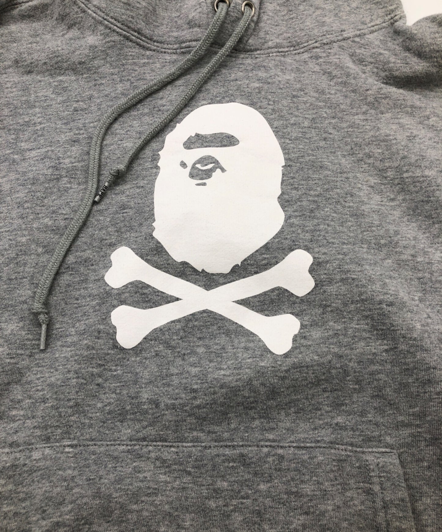 [Pre-owned] A BATHING APE Pullover Hoodie Women's Gray SIZE L Pirates Store