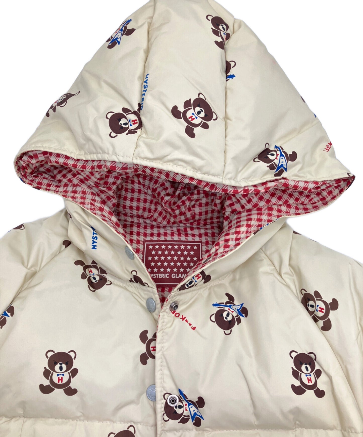 [Pre-owned] Hysteric Glamour Down Coat Women Beige SIZE Free