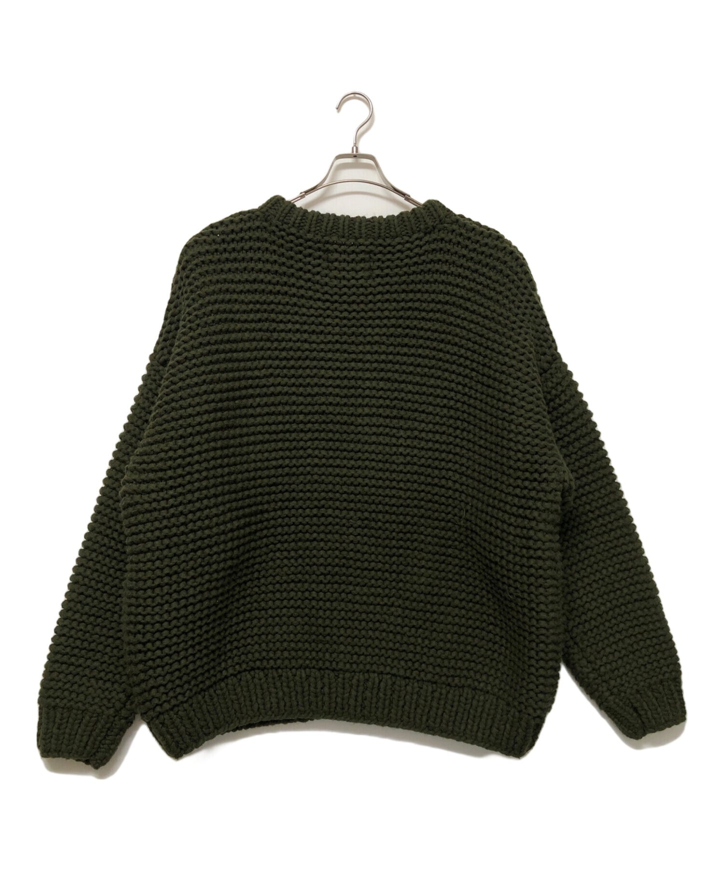 [Pre-owned] WTAPS Thick Knit Men's Green SIZE 4 222MADT-KNM05 222madt-knm05