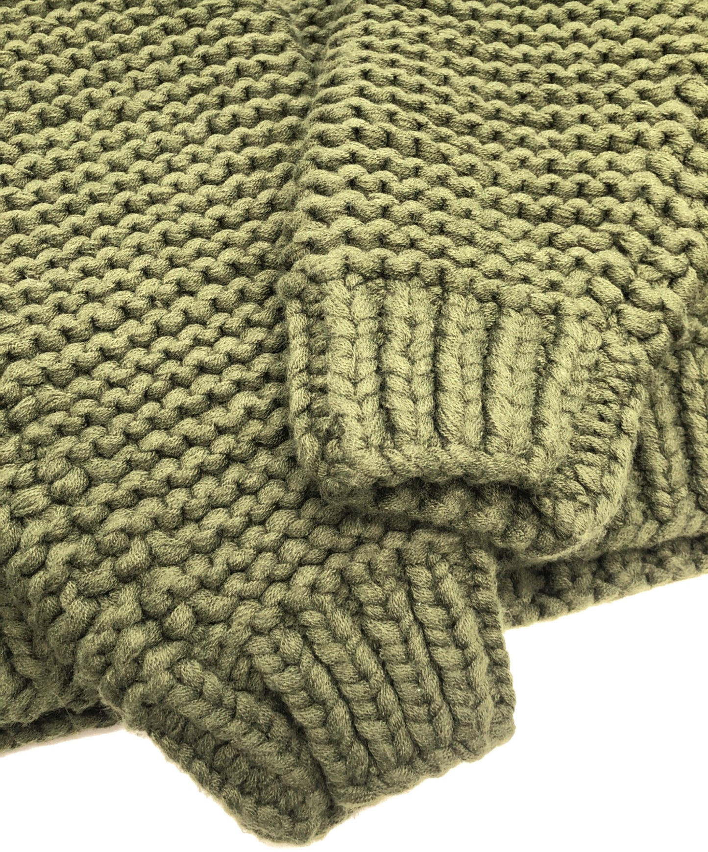 [Pre-owned] WTAPS Thick Knit Men's Green SIZE 4 222MADT-KNM05 222madt-knm05