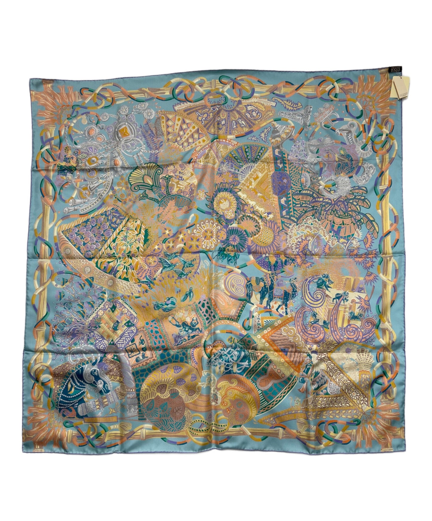 [Pre-owned] HERMES silk scarf 002659S-03