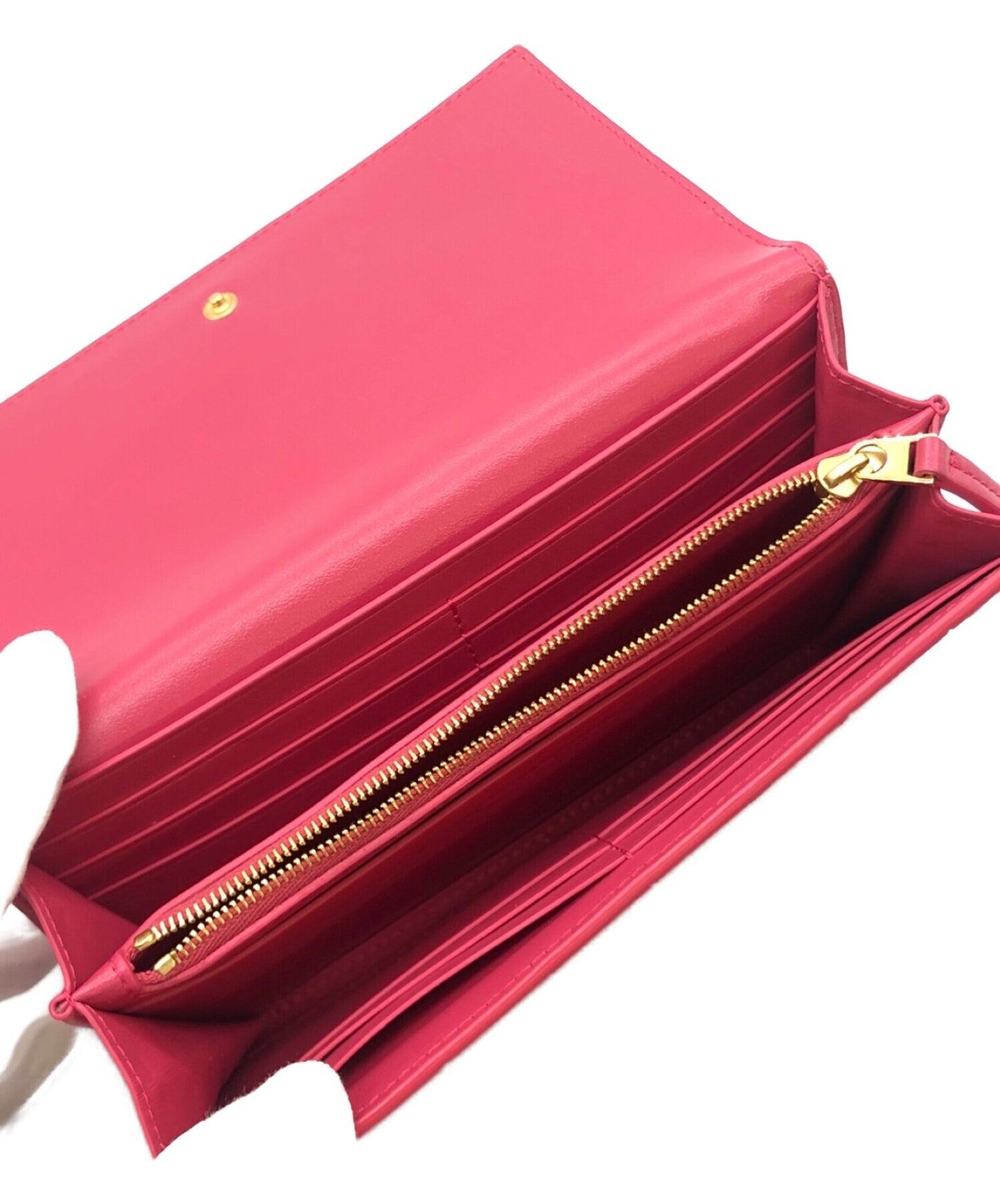 [Pre-owned] BOTTEGA VENETA Intrecciato long wallet