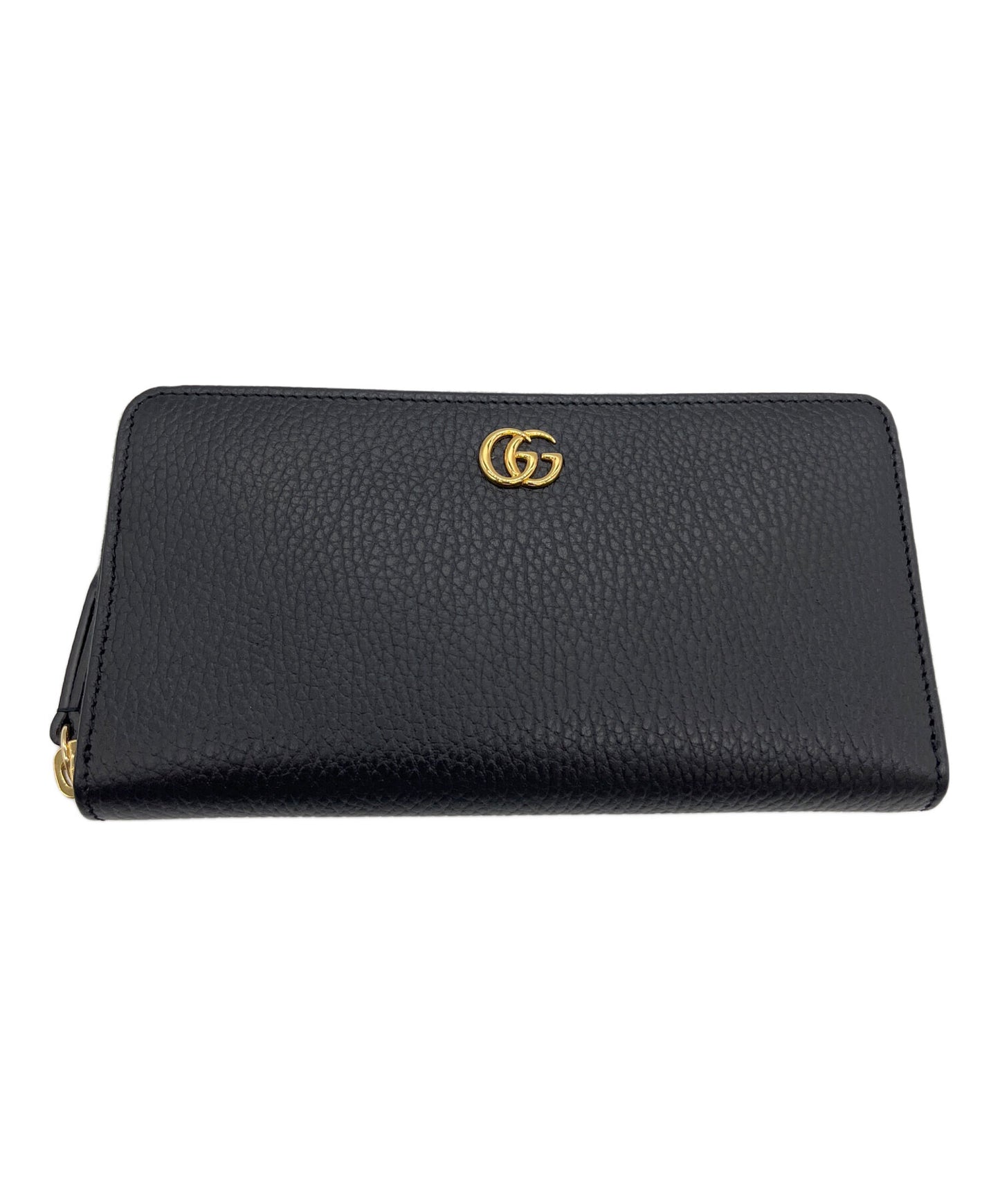 [Pre-owned] GUCCI Round zipper long wallet GUCCI GG Marmont 456117