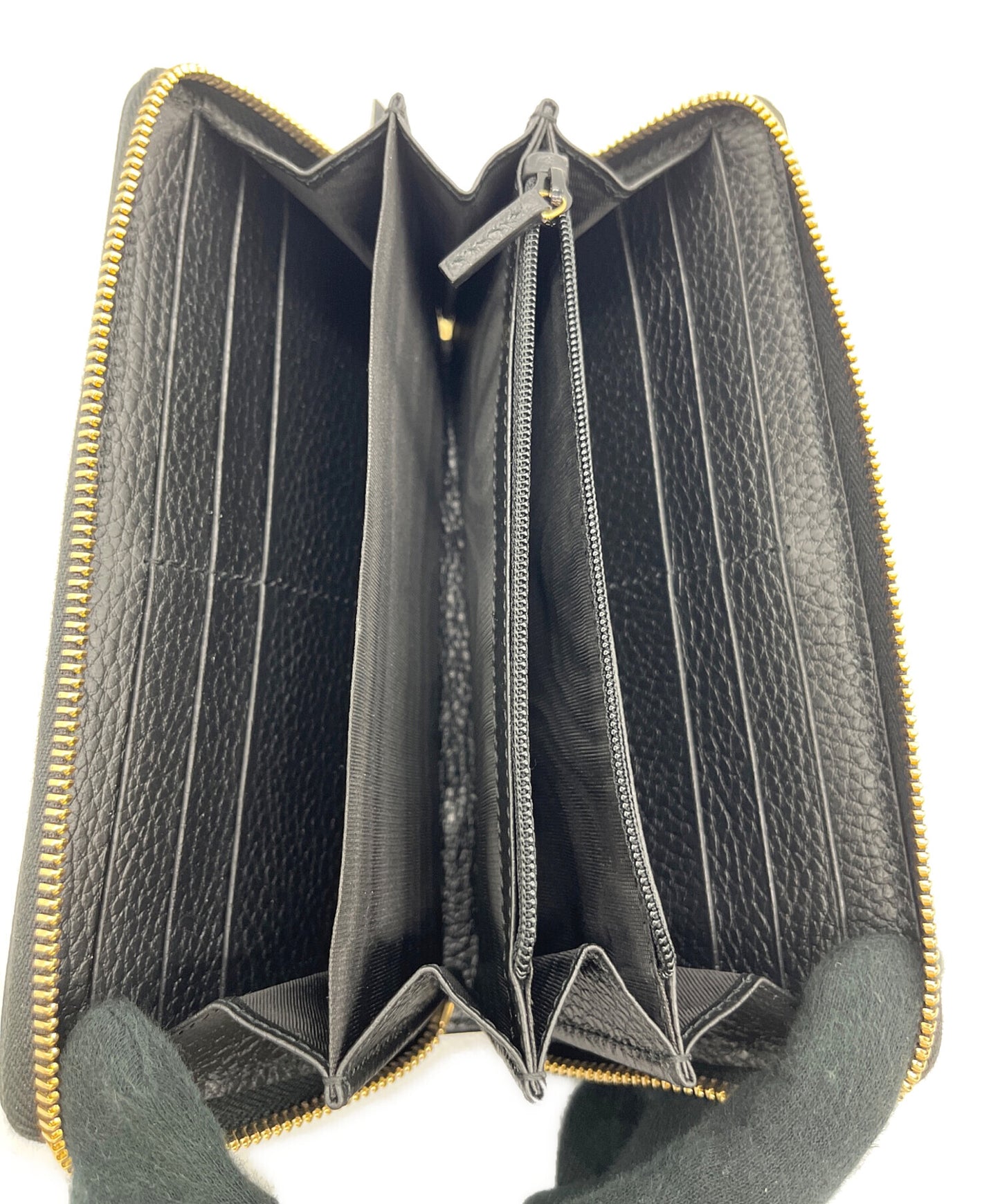 [Pre-owned] GUCCI Round zipper long wallet GUCCI GG Marmont 456117