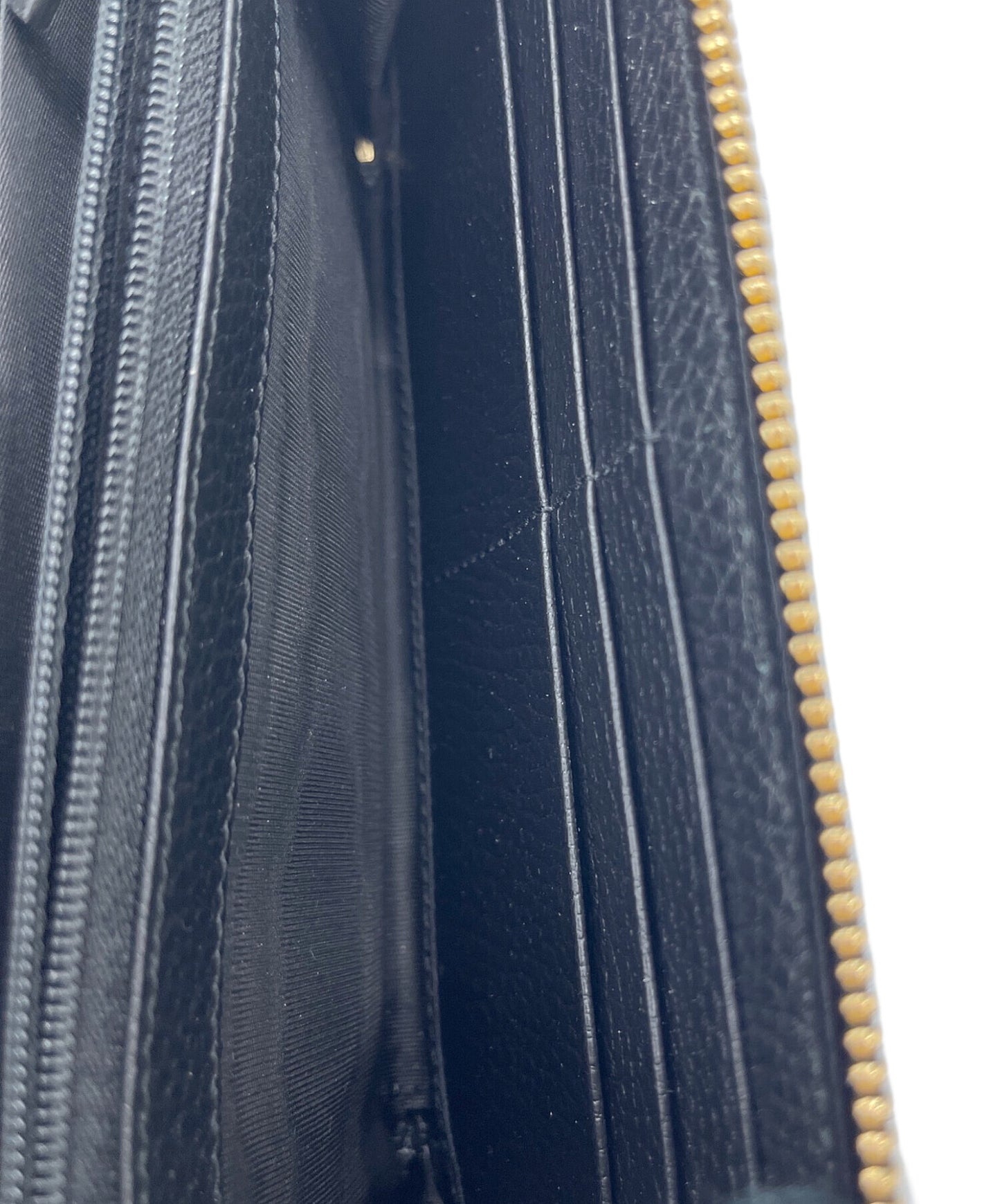 [Pre-owned] GUCCI Round zipper long wallet GUCCI GG Marmont 456117