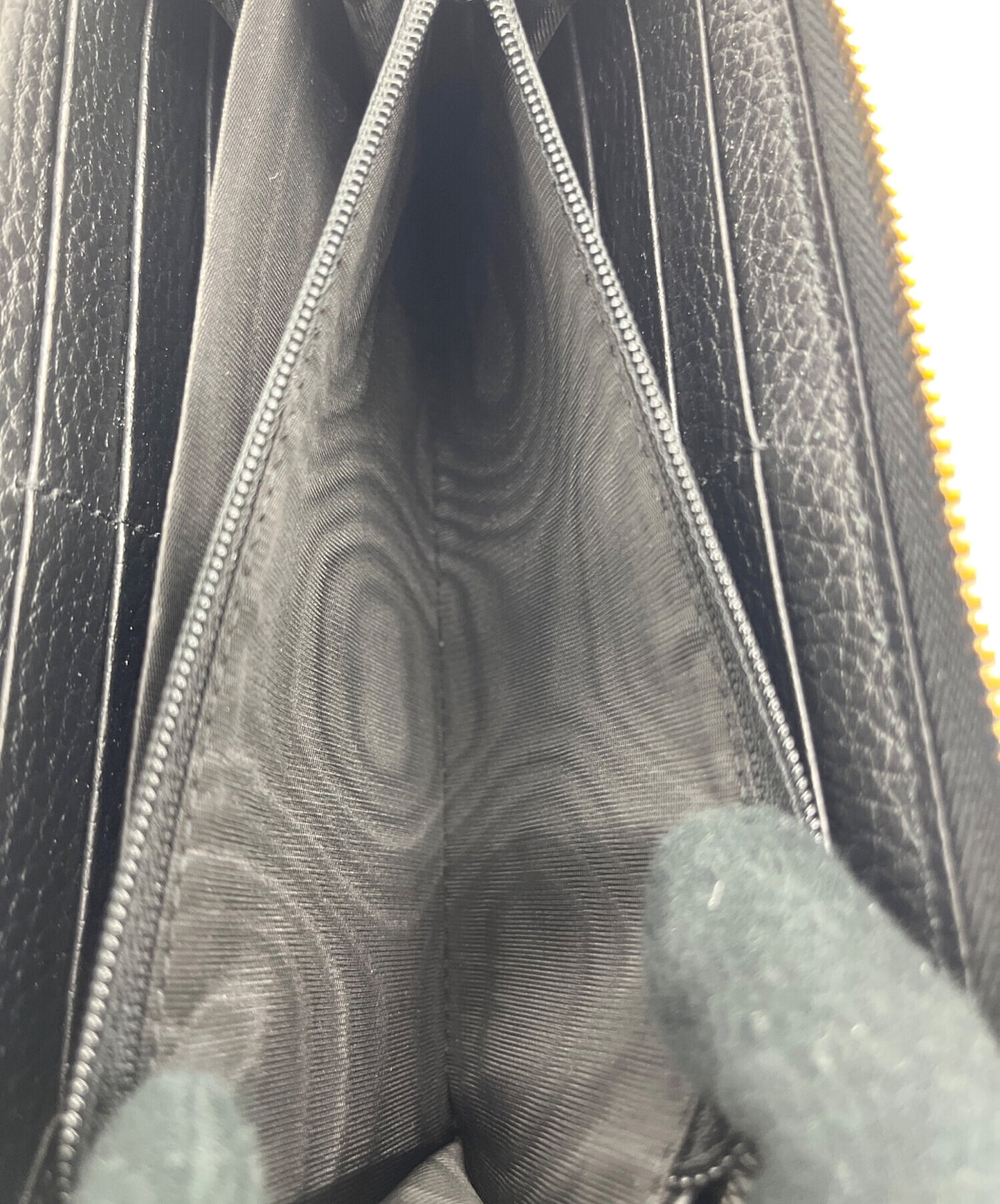 [Pre-owned] GUCCI Round zipper long wallet GUCCI GG Marmont 456117