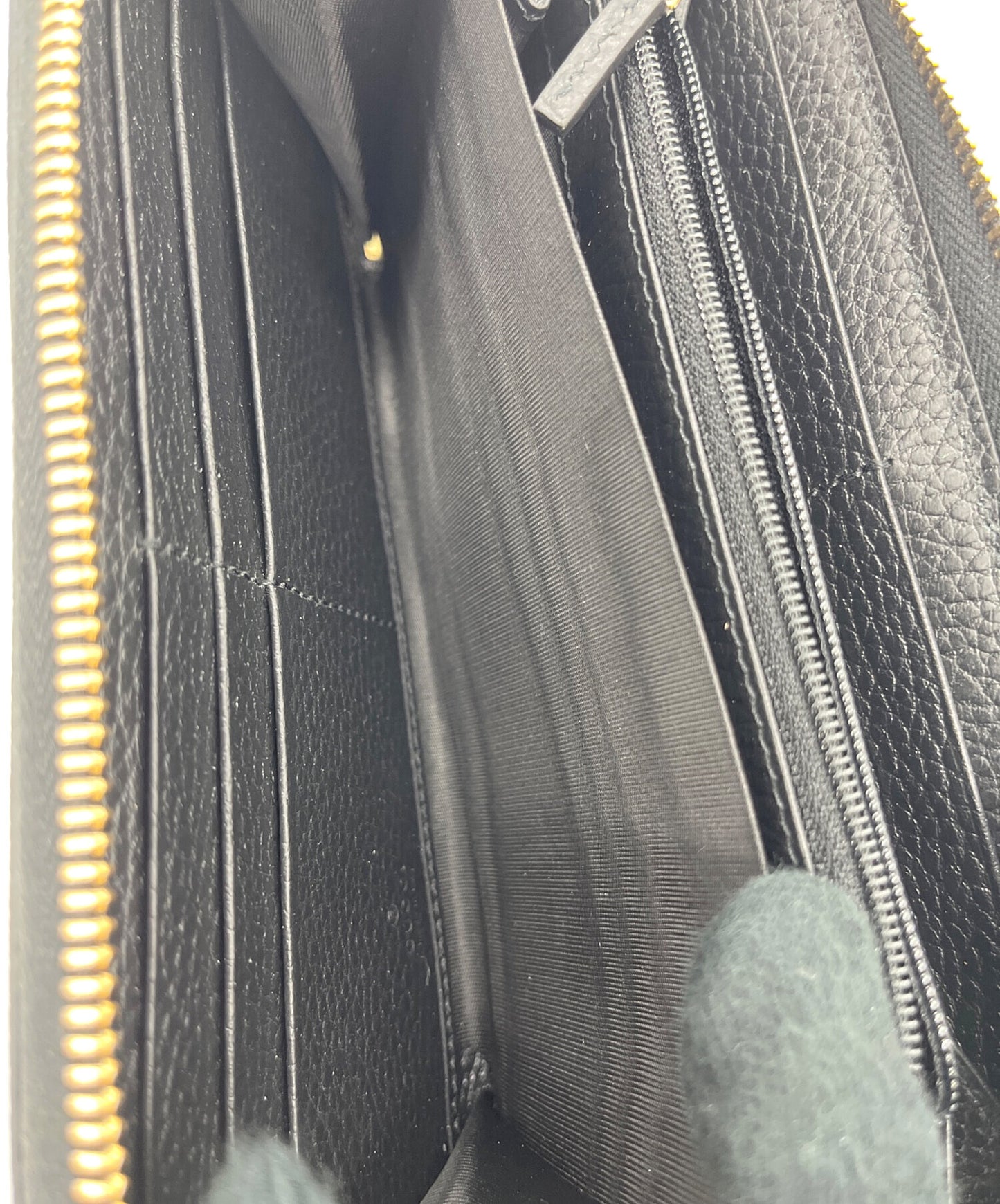 [Pre-owned] GUCCI Round zipper long wallet GUCCI GG Marmont 456117