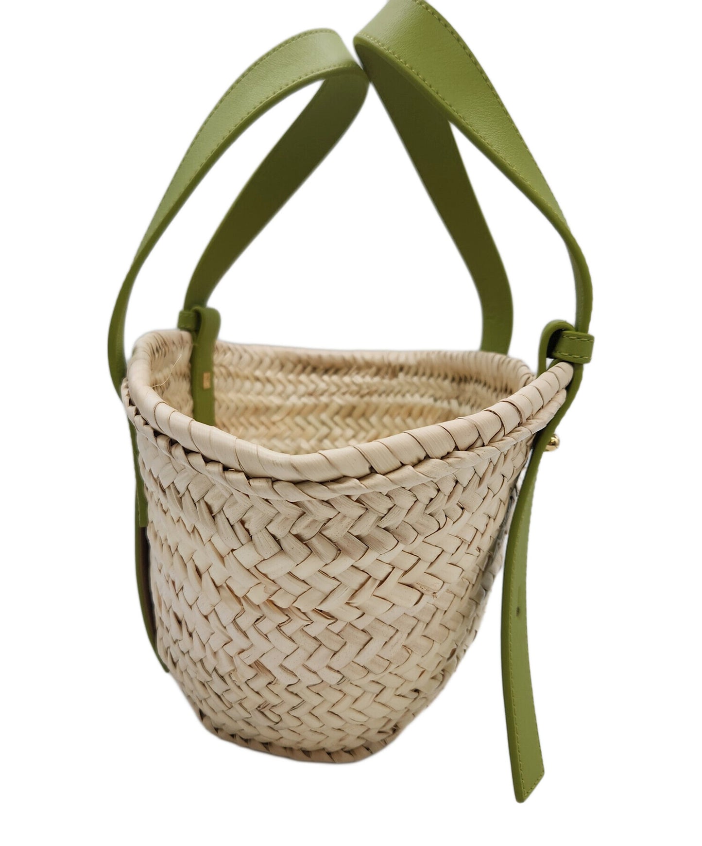 [Pre-owned] LOEWE Basket Bag Small (Palm Leaf Calf) / Cage Bag 327.02.S93