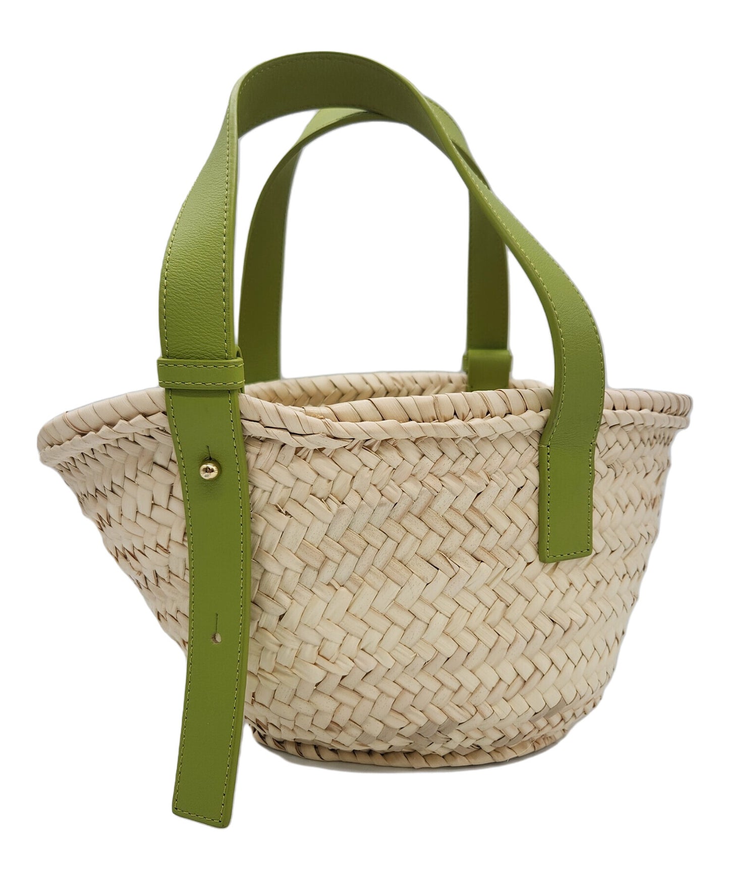 [Pre-owned] LOEWE Basket Bag Small (Palm Leaf Calf) / Cage Bag 327.02.S93