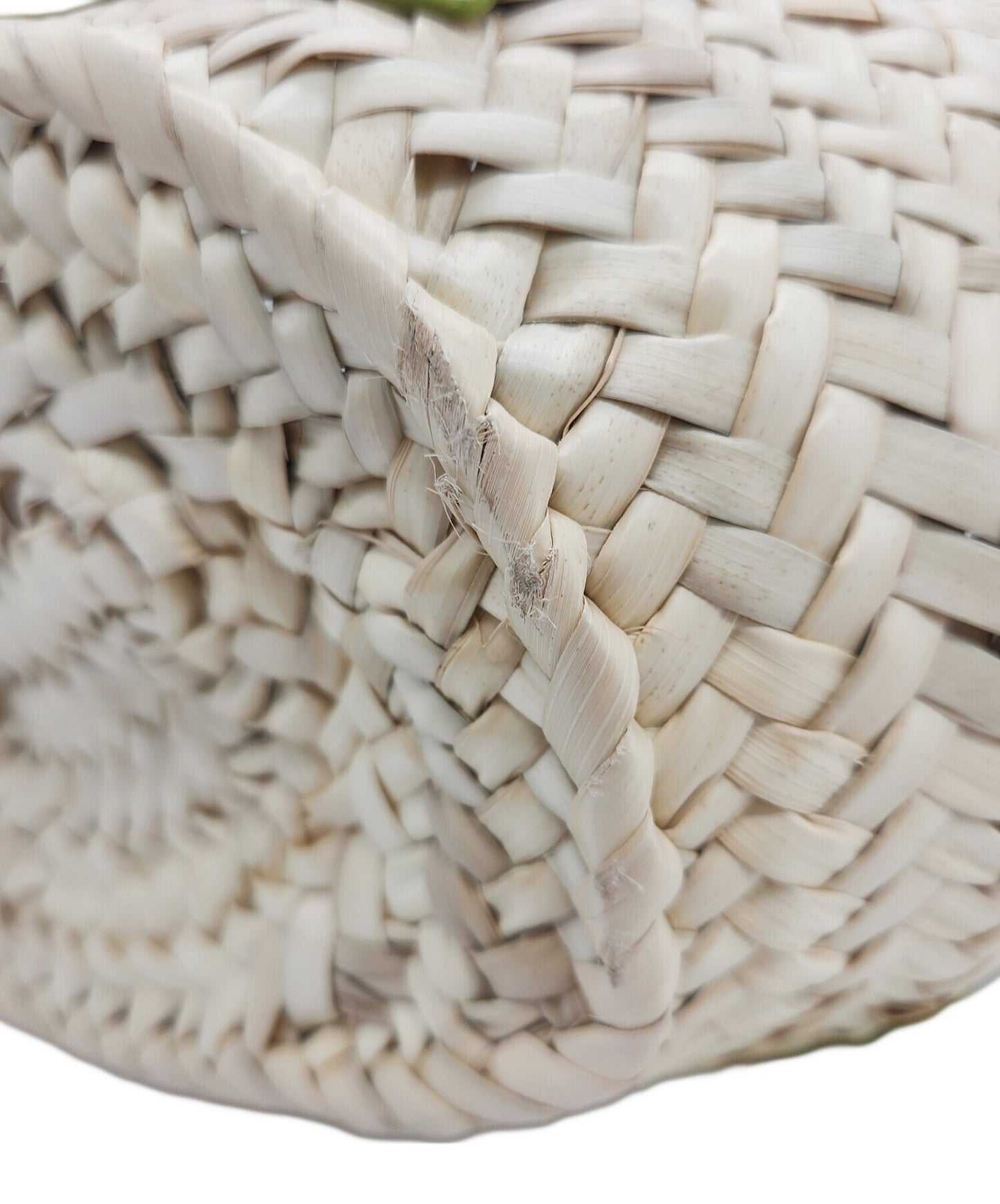 [Pre-owned] LOEWE Basket Bag Small (Palm Leaf Calf) / Cage Bag 327.02.S93
