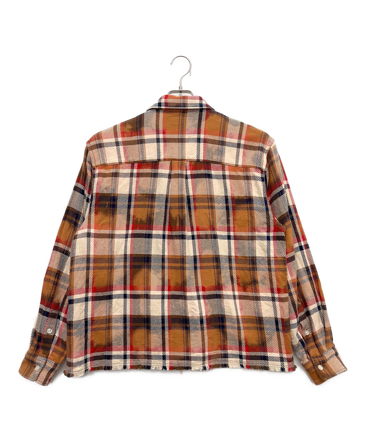 Pre-owned] A BATHING APE A Bathing Ape Bleached Bape Check