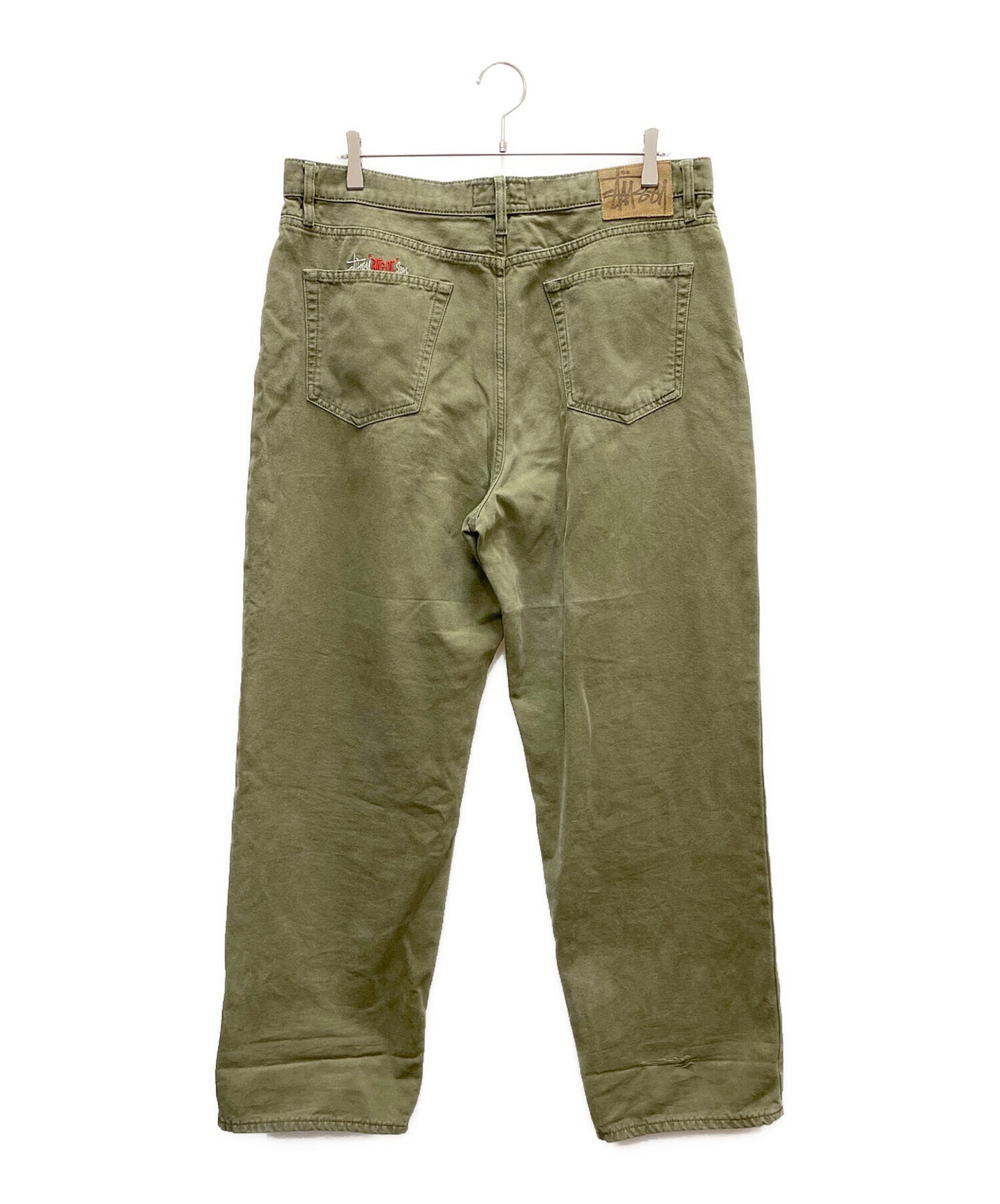 [Pre-owned] stussy BIG OL' JEAN WASHED CANVAS 116618