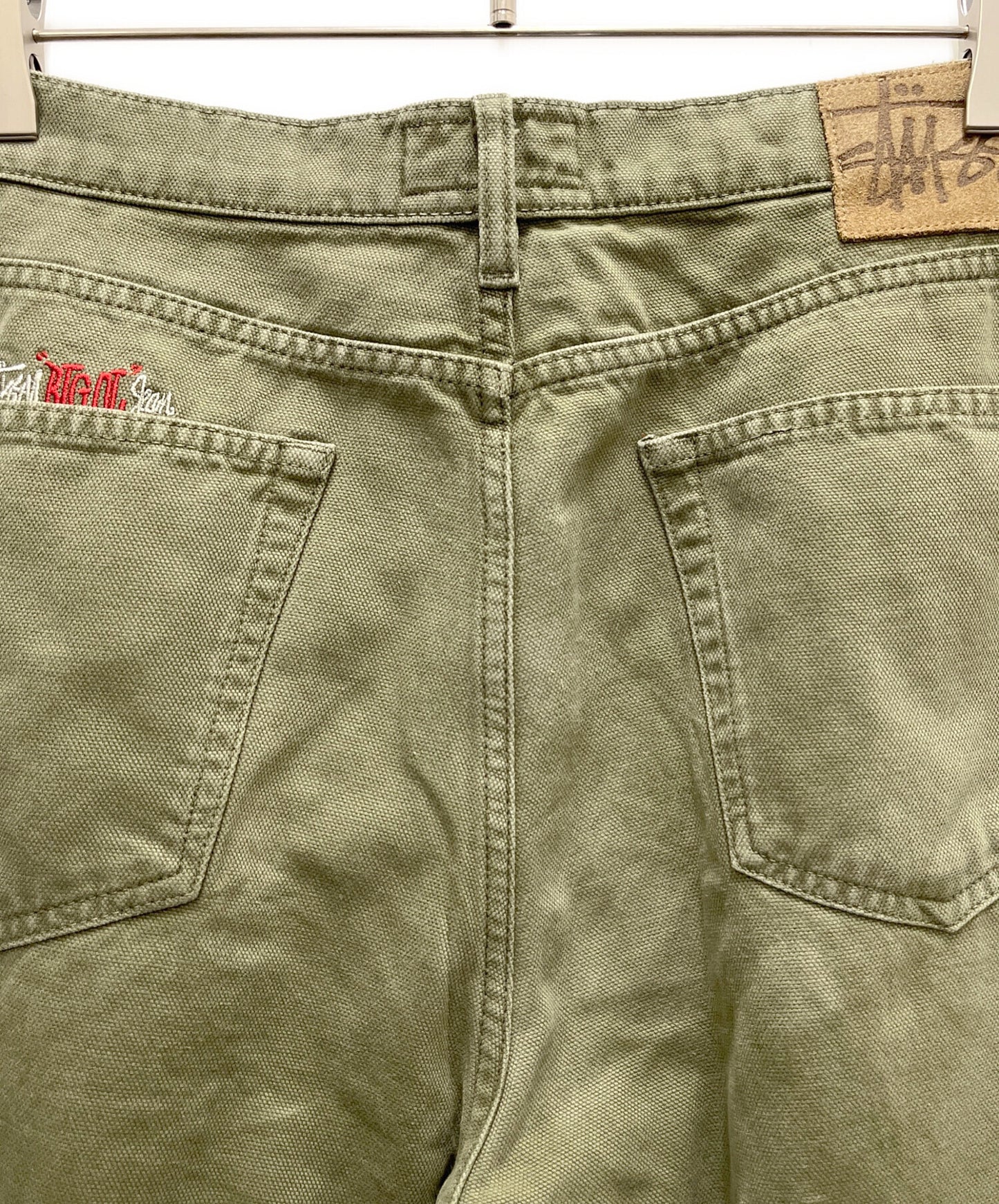[Pre-owned] stussy BIG OL' JEAN WASHED CANVAS 116618