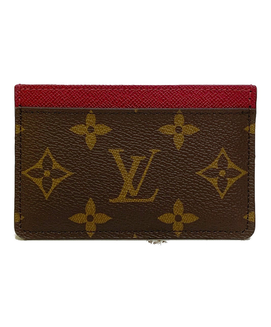 [Pre-owned] LOUIS VUITTON Card case Porto Culto Surnple M60703