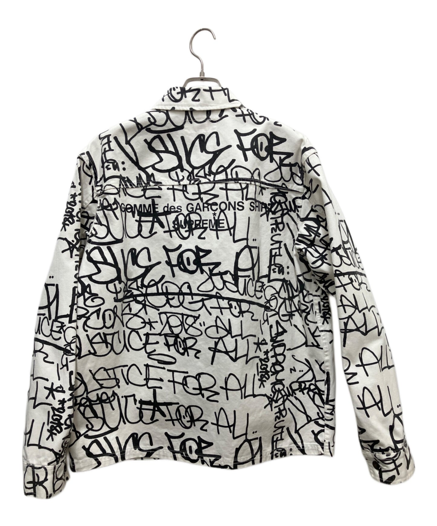 [Pre-owned] COMME des GARCONS Painted Canvas Chore Coat