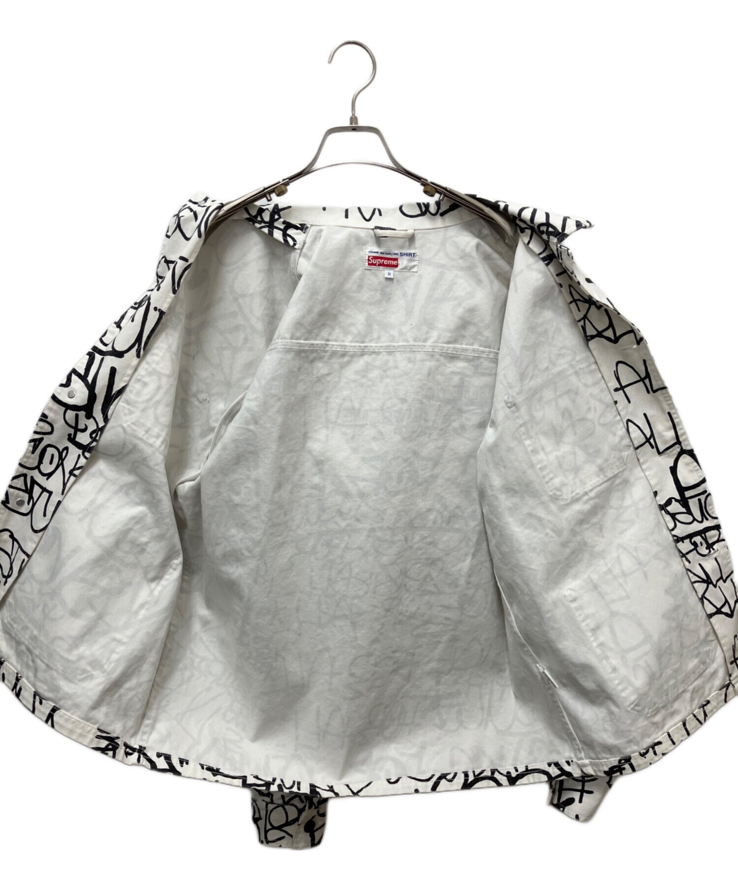 [Pre-owned] COMME des GARCONS Painted Canvas Chore Coat