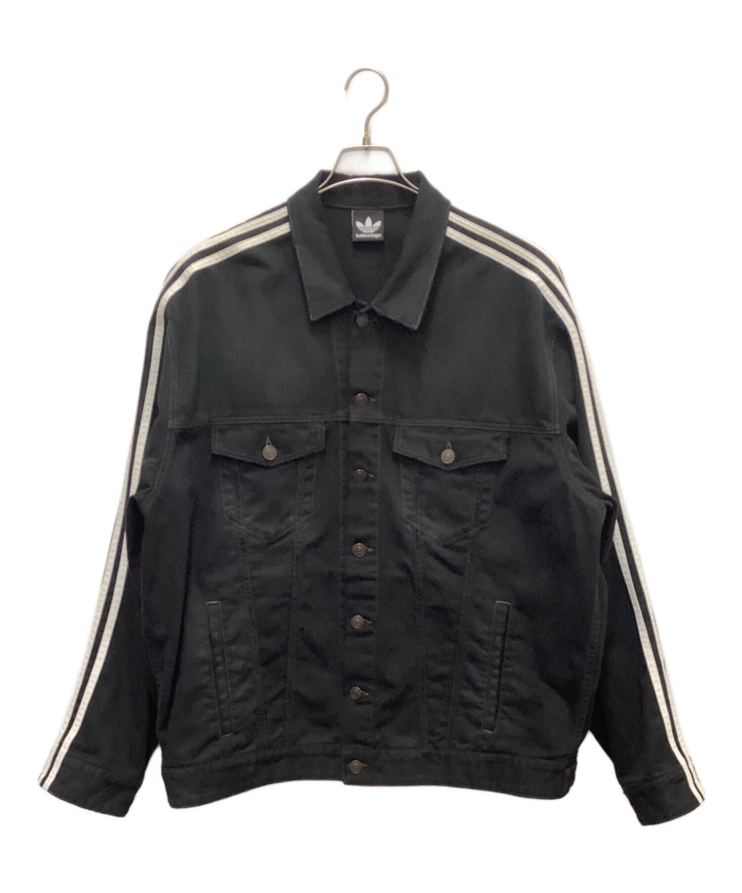 [Pre-owned] BALENCIAGA 23SS Crushed Sidelined Denim Jacket 724775 TNW54