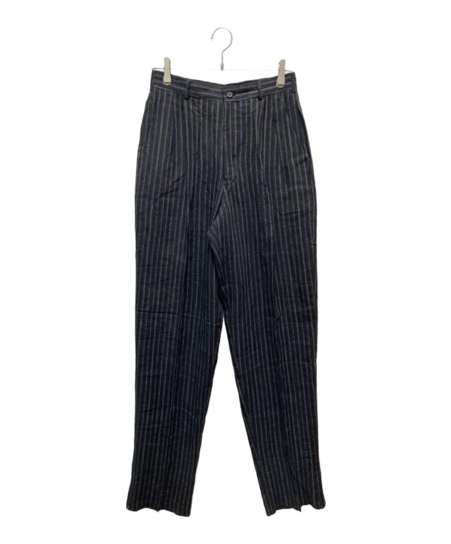 [Pre-owned] COMME des GARCONS Linen tuck pants HP-02034M