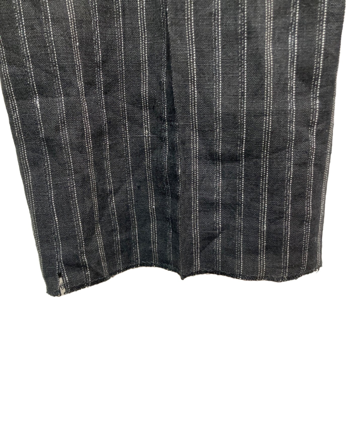 [Pre-owned] COMME des GARCONS Linen tuck pants HP-02034M