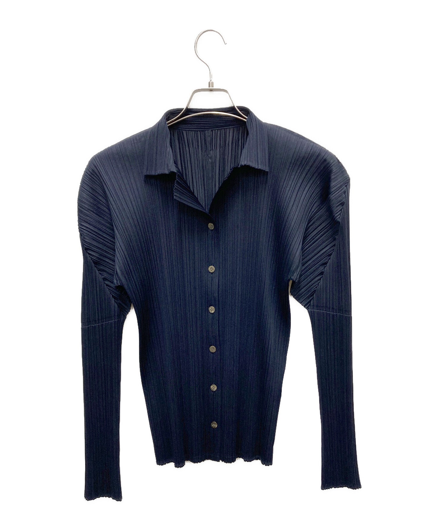 [Pre-owned] PLEATS PLEASE Pleated long-sleeved shirt 7558014