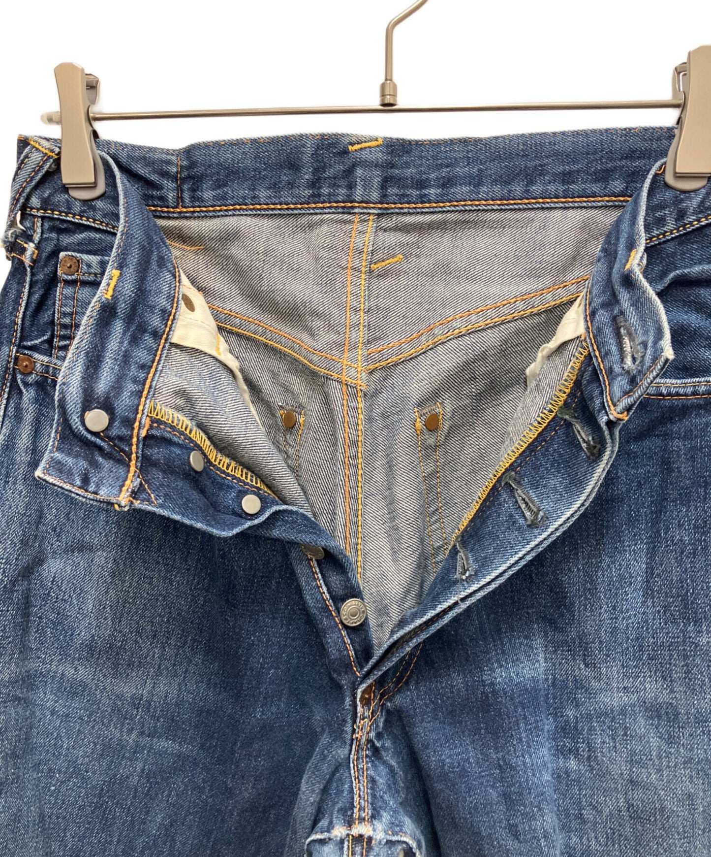 [Pre-owned] EVISU Seagull denim pants